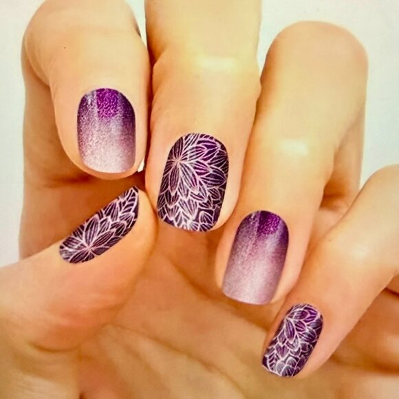 New Color Street 2 Pc IT TAKES TUCSON & RULES OF PLUM Nail Strips Press On New - Picture 2 of 7